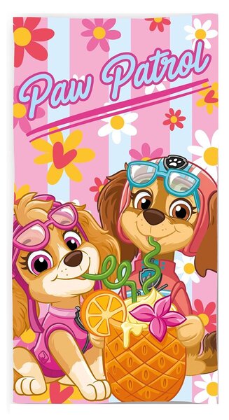 Παιδική Πετσέτα Θαλάσσης Microfiber (70x140) Dimcol Paw Patrol 002 Baby Pink