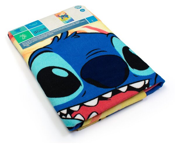 Παιδική Πετσέτα Θαλάσσης Microfiber (70x140) Dimcol Lilo & Stitch 159 Orange