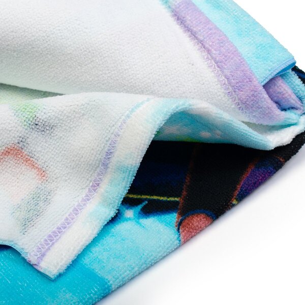 Παιδική Πετσέτα Θαλάσσης Microfiber (70x140) Dimcol Frozen 183 Lilac-Ice Blue