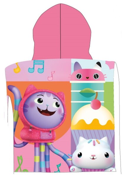 Παιδικό Πόντσο (50x100) Dimcol Gabby's Dollhouse 427 Pastel Lilac