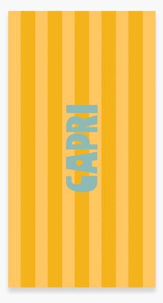 Πετσέτα Θαλάσσης (80x160) Nef-Nef Homeware Capri Yellow