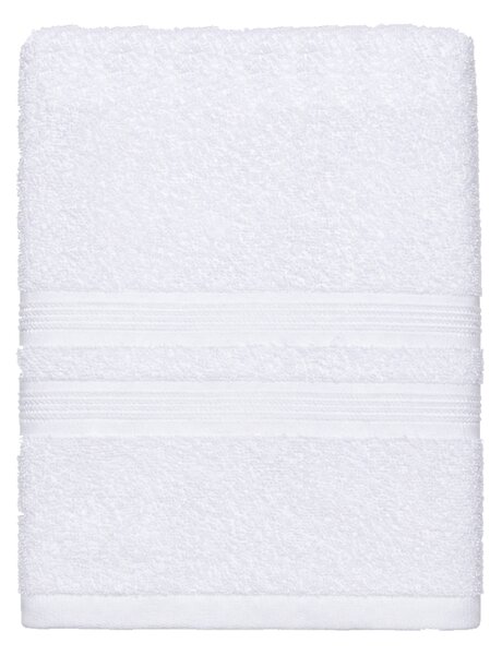 Πετσέτα Προσώπου Λευκή (50x90) Hotel Stripes 450gr/m2