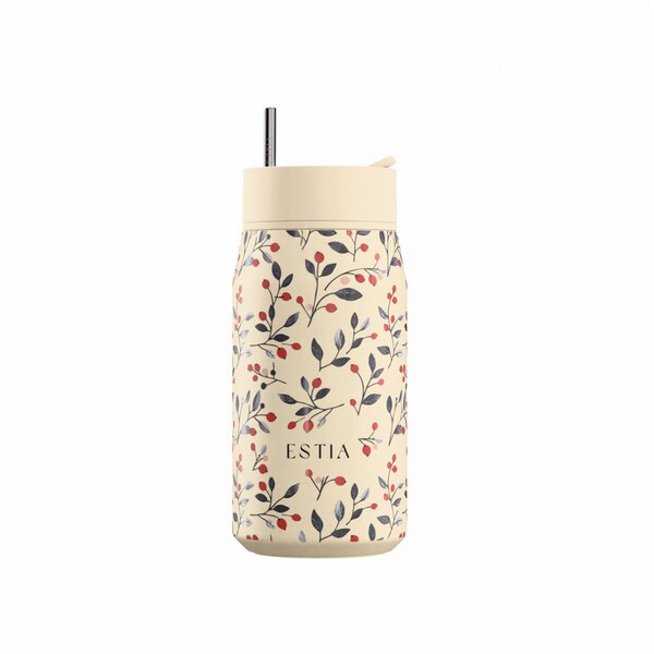 Ποτήρι Θερμός 360ml Estia Save The Aegean Lens Bloom Beige 01-42912
