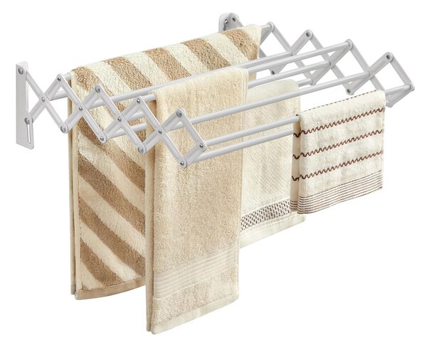 Πτυσσόμενη Απλώστρα Τοίχου (10-40x42x12) Songmics LLR802W01