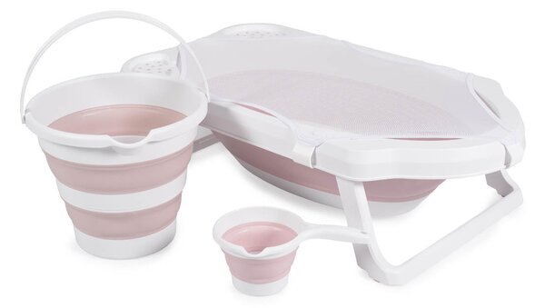 Πτυσσόμενο Μπανάκι Μωρού (Σετ 4τμχ) Cangaroo Hawaii Pink 091097