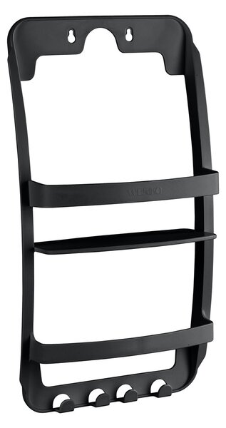 Ραφιέρα Μπάνιου Διπλή (26x11.5x54.5) Wenko Black 26363100