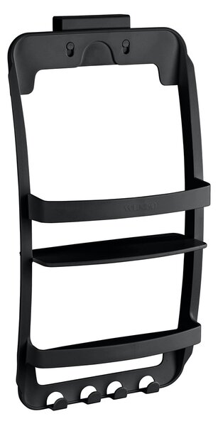 Ραφιέρα Μπάνιου Διπλή (26x11.5x54.5) Wenko Black 26363100