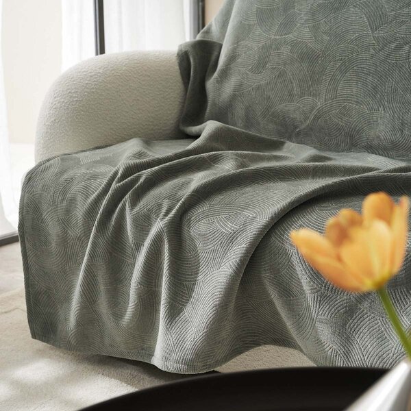 Ριχτάρι Καναπέ Διθέσιου Βελουτέ (180x250) Gofis Home Nimbus Shadow Green 447/44