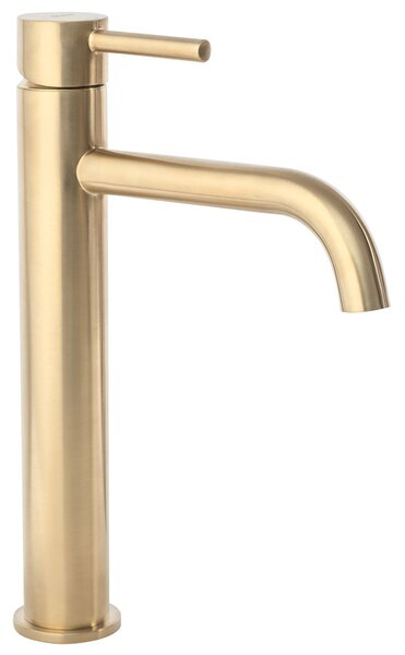 Βρύση REA LUNGO Gold Brushed High Basin Baucin