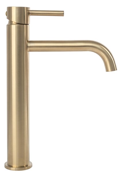 Βρύση REA LUNGO Gold Brushed High Basin Baucin