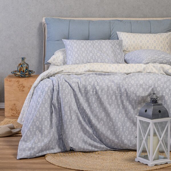 Σεντόνια King Size (Σετ) Melinen Casual Line River L.Grey