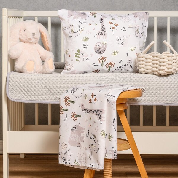 Σεντόνια Κούνιας (Σετ) Melinen Prime Line Baby Jungle