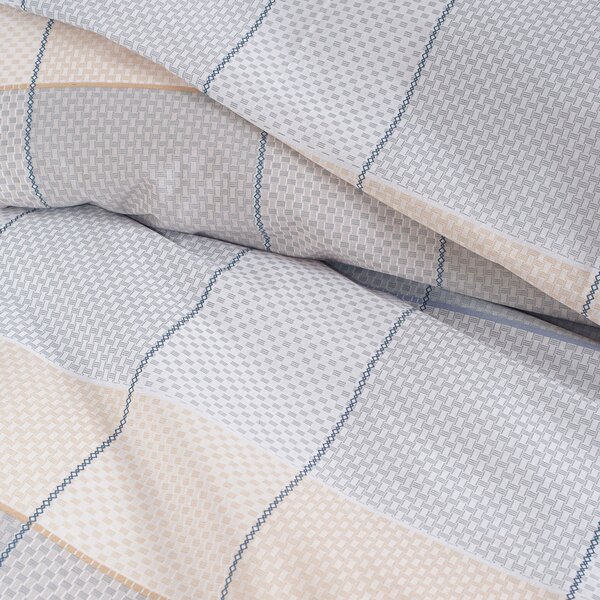 Σεντόνια Μονά (Σετ) Rythmos Next Colette Grey/Blue