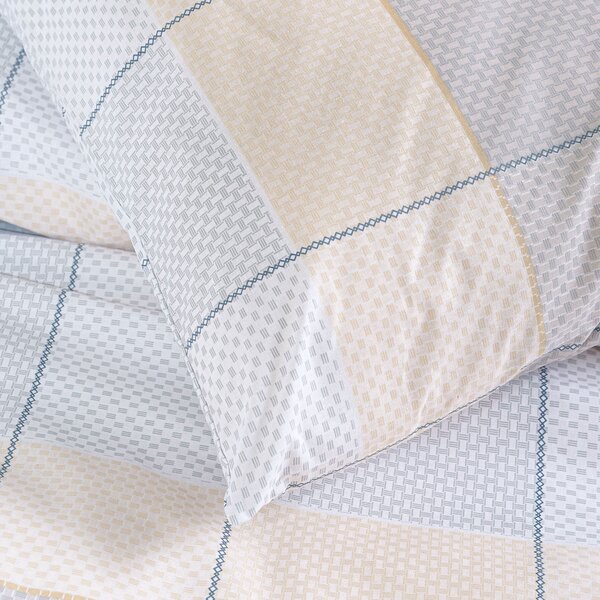 Σεντόνια Μονά (Σετ) Rythmos Next Colette Grey/Blue