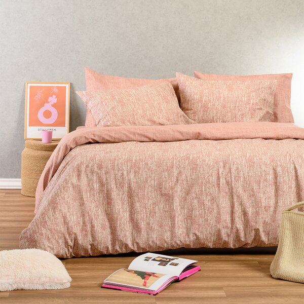 Σεντόνια Υπέρδιπλα (Σετ) Melinen Ultra Line Milan Rose