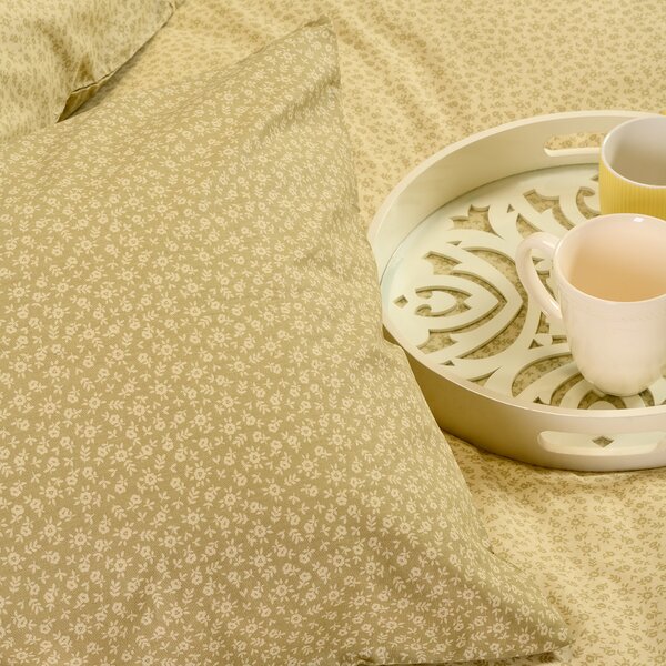 Σεντόνια Υπέρδιπλα (Σετ) Melinen Ultra Line Samuele Olive/Beige
