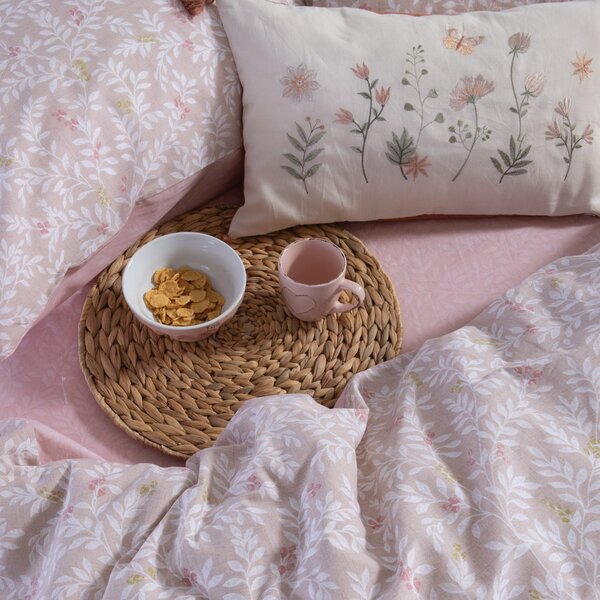 Σεντόνια Υπέρδιπλα (Σετ) Nef-Nef Homeware Smart Cylia Beige