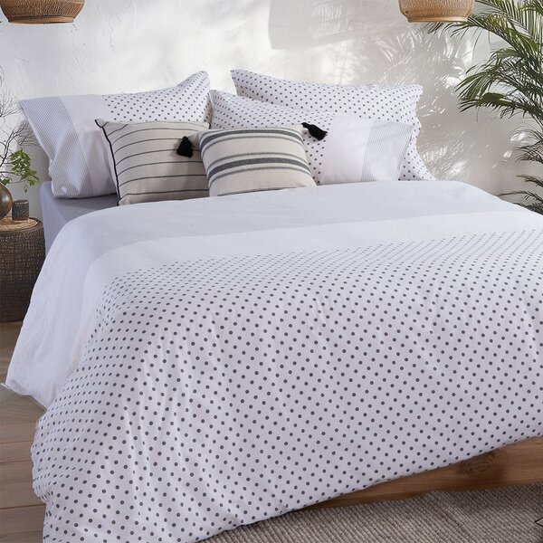 Σεντόνια Διπλά (Σετ) Nef-Nef Homeware Smart Donter 26 Ecru - Anthracite