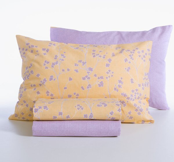 Σεντόνια Υπέρδιπλα (Σετ) Nef-Nef Homeware Smart Floriva Yellow