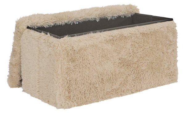 Ταμπουρέ Με Αποθηκευτικό Χώρο (76x38x38) A-S Duvia Beige 223615