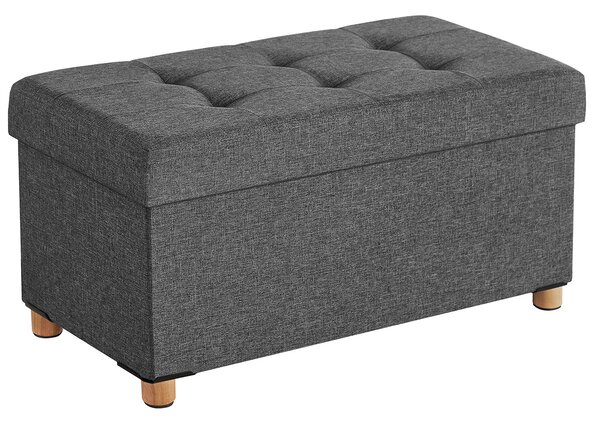 Ταμπουρέ Με Αποθηκευτικό Χώρο (76x38x40) Songmics LSF16GYZ