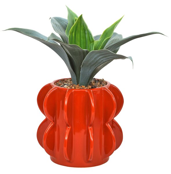 Τεχνητό Φυτό Σε Γλάστρα (Φ28x27) A-S Homy 218930 Orange