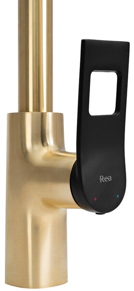 Βρύση κουζίνας Rea SOUL Black/Gold Brushed