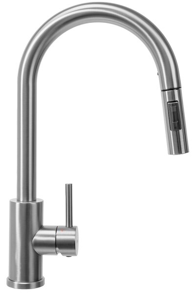 Βρύση κουζίνας Rea Fresh Brushed Nickel INOX