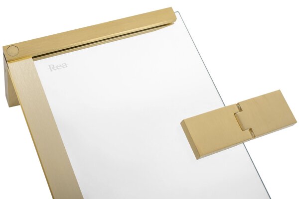 Καμπίνα ντους REA Hugo 80x80 Brushed Gold