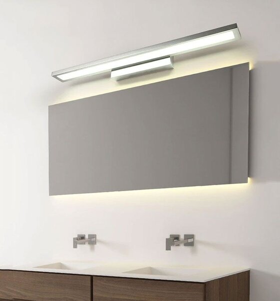 ΦΩΤΙΣΤΙΚΟ ΤΟΙΧΟΥ ΜΠΑΝΙΟΥ LED 60CM APP840-1W FLAT Chrome