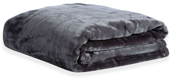 Κουβέρτα Βελουτέ Υπέρδιπλη (220x240) Nef-Nef Homeware Loft 22 D.Grey-1110