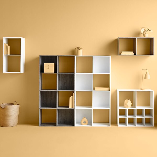 Βιβλιοθήκη Δαπέδου 4 Θέσεων (67.5x32x67.5) F-V Box Mix White 138908C
