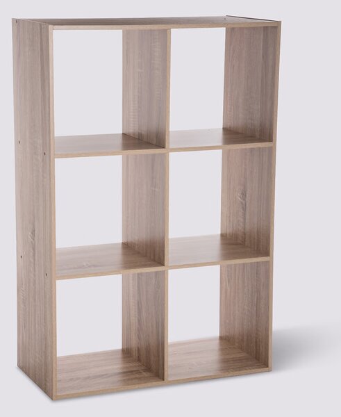 Βιβλιοθήκη Δαπέδου 6 Θέσεων (67.5x32x100.5) F-V Box Mix Nat 138909