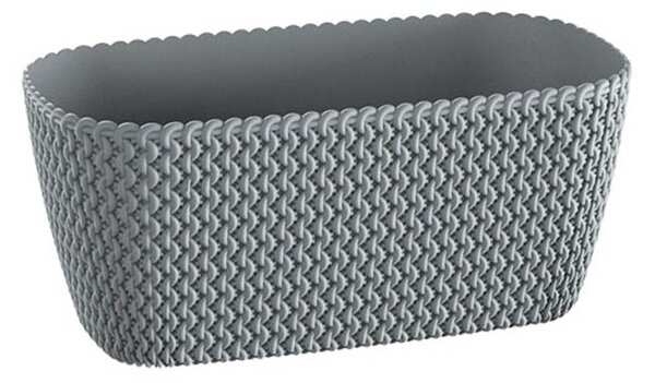 Ζαρντινιέρα (29.7x14.5x13.3) Marhome Splofy Γκρι 09-DSPC300-405U