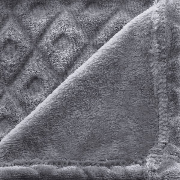 Κουβέρτα Καναπέ Fleece (125x150) A-S Flanel Losan Grey 164044L