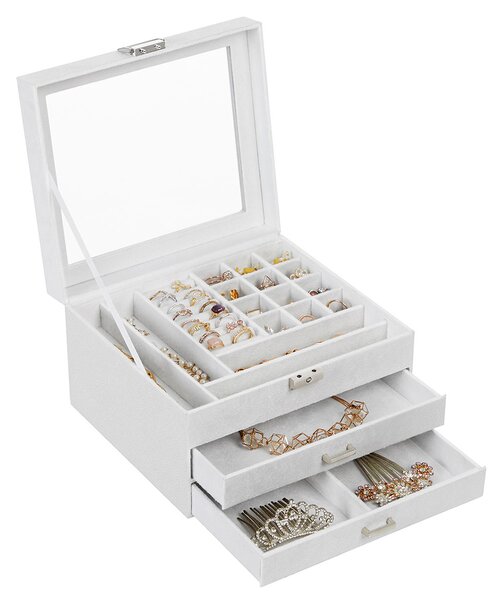 Μπιζουτιέρα (23.2x20.5x14) Songmics JBC158W01