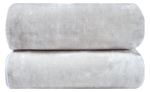 Κουβέρτα Βελουτέ Υπέρδιπλη (240x220) Kentia Loft Notte 00 White