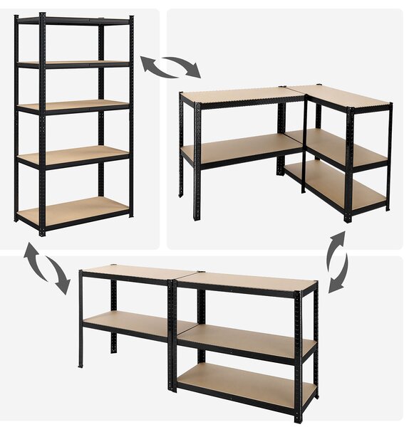 Μεταλλική Ραφιέρα Δαπέδου 5 Θέσεων (100x50x200) Songmics GLR050B01