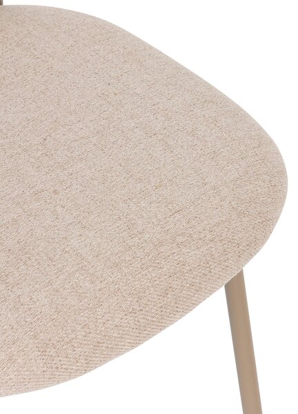 Καρέκλα Τραπεζαρίας (43x57x84) A-S Kamili Beige 202248A