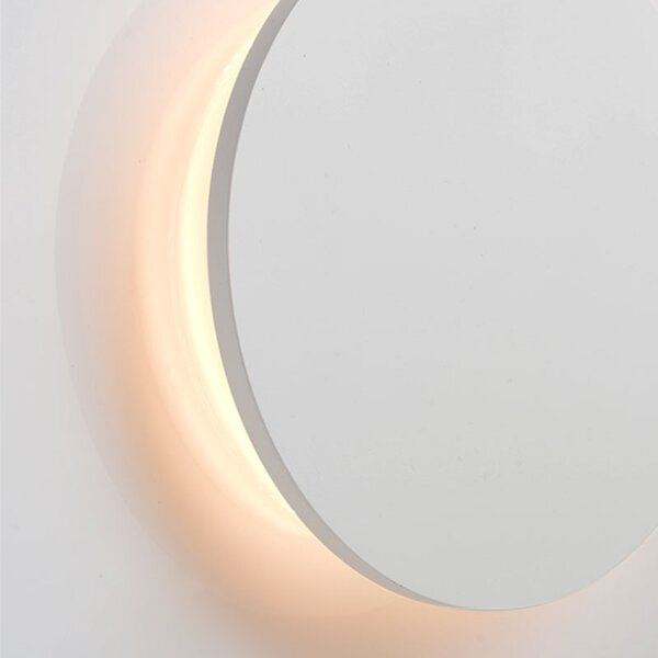 Απλίκα Τοίχου LED Aca Eclipse ZM1715LEDWW White Matt