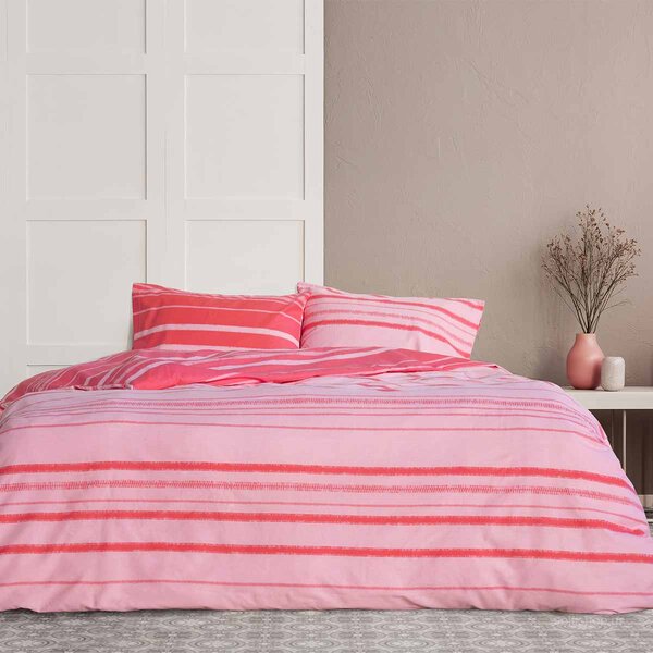 Κουβερλί Μονό (160x245) 2 Όψεων Kocoon Kilim Pink