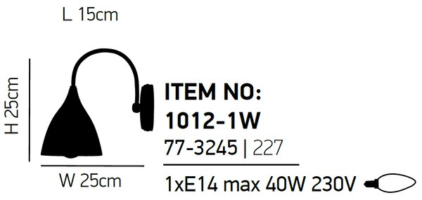 Απλίκα Τοίχου Homelighting Kup 77-3245 Beige