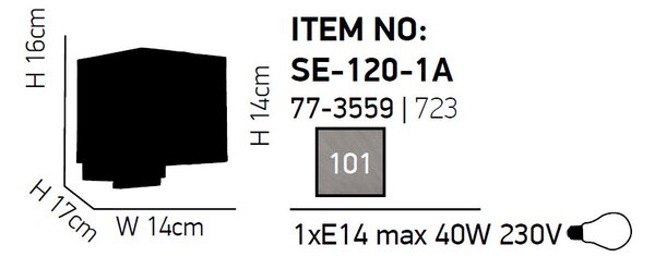 Απλίκα Τοίχου Homelighting Dea 77-3559 Chrome