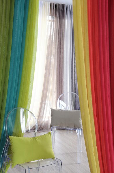 Κουρτίνα (135x260) Με Τρουκς S-F Monna Tilleul R61697009VL