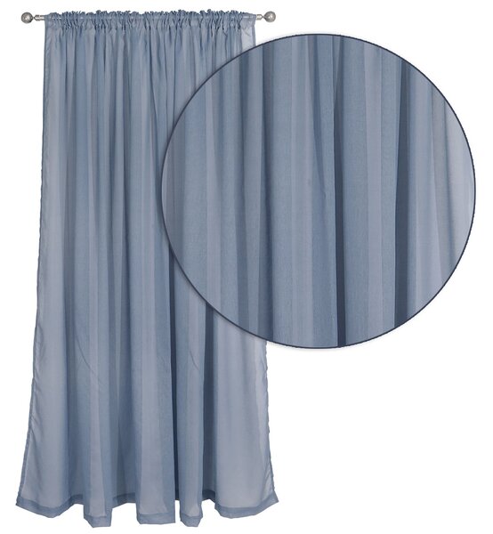 Κουρτίνα (450x270) Με Τρέσα Das Home Organza 2199 Blue