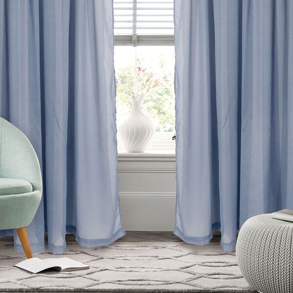 Κουρτίνα (450x270) Με Τρέσα Das Home Organza 2199 Blue