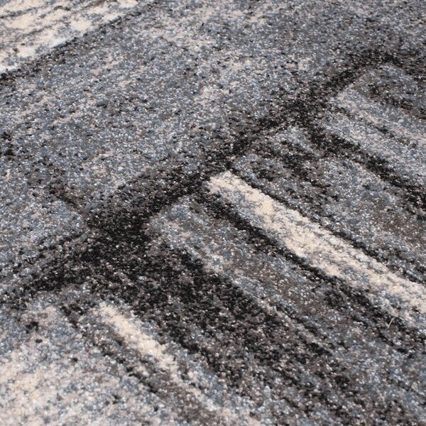 Χαλί Διαδρόμου (80x150) Βιοκαρπέτ Alva 3568A/78 Blue L.Grey