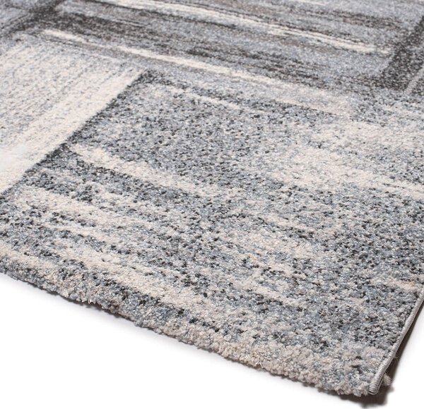 Χαλί Διαδρόμου (80x150) Βιοκαρπέτ Alva 3568A/78 Blue L.Grey