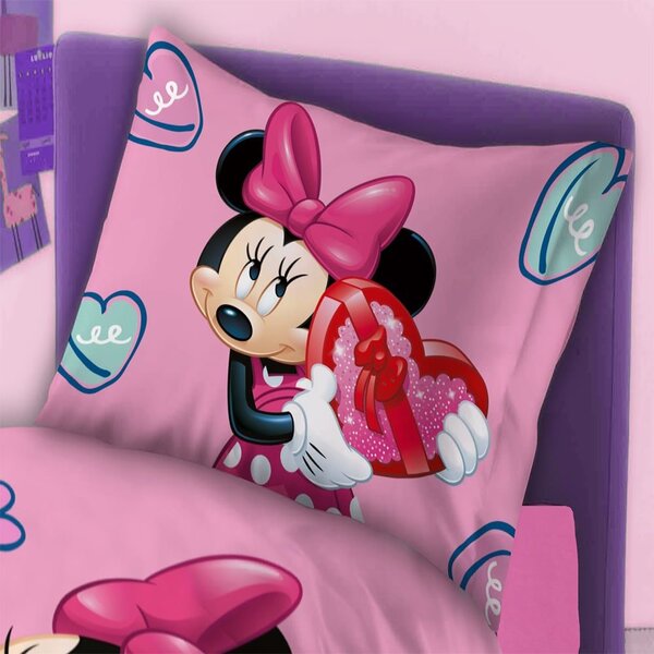 Μαξιλαροθήκη Παιδική Disney Minnie 755 (Σετ 2τμχ) Digital Print DimCol