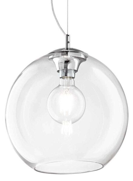 Φωτιστικό Οροφής Nemo 052816 40x43/252cm 1xE27 60W Clear Ideal Lux